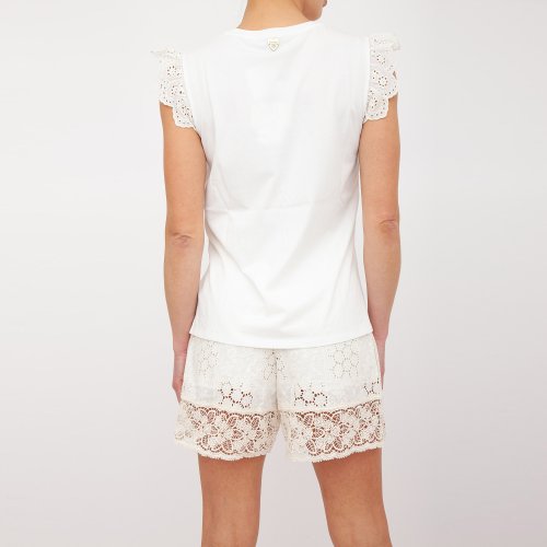 Женская блузка TWIN-SET BLUSA BIANCO