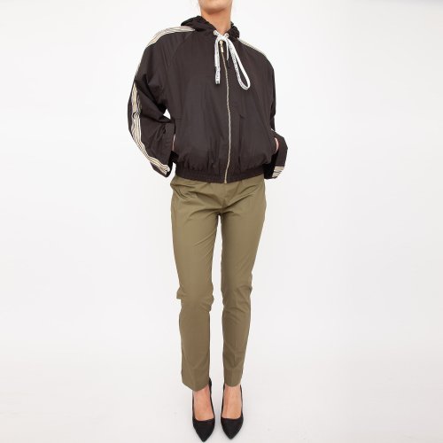 Женская куртка TWIN-SET BOMBER NERO