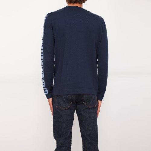 Чоловічий светр BIKKEMBERGS MAGLIA BLU