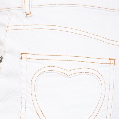 Женские джинсы LOVE MOSCHINO PANTALONE 5 TASCHE BIANCO