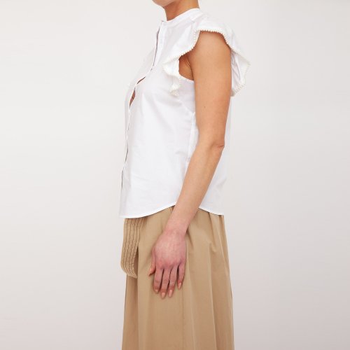 Жіноча блузка TWIN-SET CAMICIA BIANCO