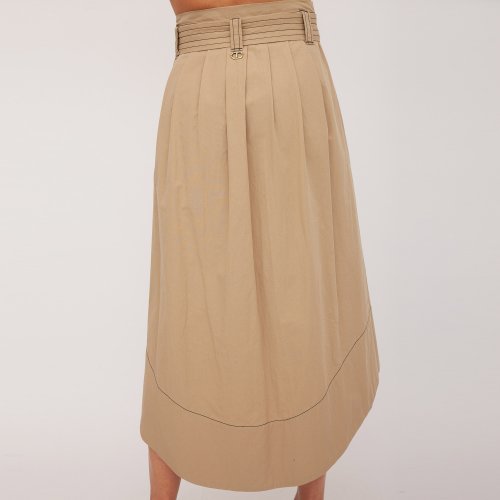 Длинная юбка TWIN-SET GONNA BEIGE