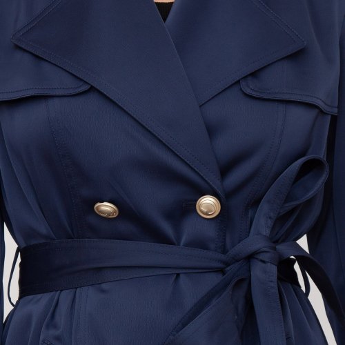 Жіночий тренч GUESS JEANS GIUBBOTTO BLU