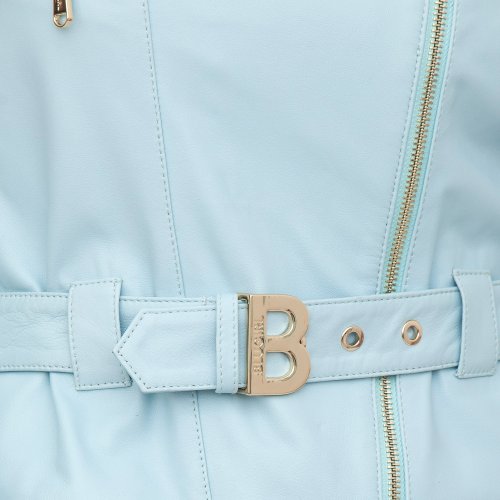 Женская куртка BLUGIRL GIACCA PELLE CELESTE