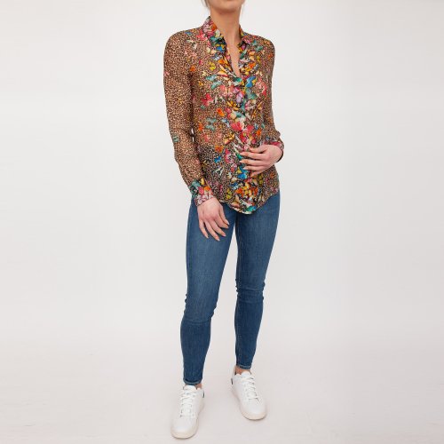 Жіноча сорочка з довгим рукавом BLUGIRL CAMICIA ANIMALIER