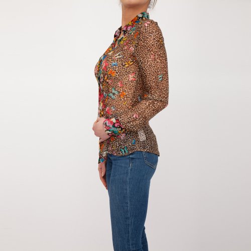 Жіноча сорочка з довгим рукавом BLUGIRL CAMICIA ANIMALIER