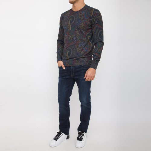 Мужской свитер ETRO C-NECK FANTASIA