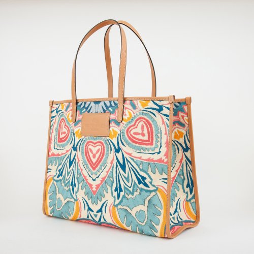 Жіноча сумка з ручками ETRO SHOPPING GLOBETROTTER STAMPA MANDALA 42,5X35X17 FANTASIA