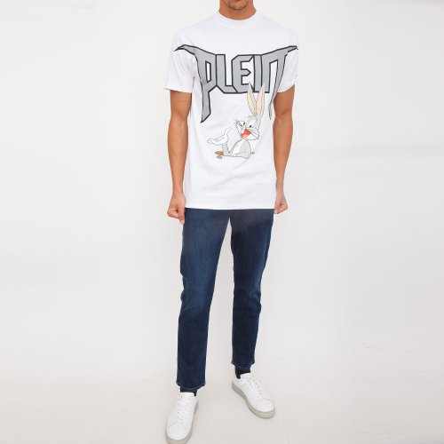 Чоловіча футболка PHILIPP PLEIN  T-SHIRT BIANCO