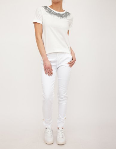 Женские повседневные брюки LIU JO CHINO CHIC REG.W. BIANCO