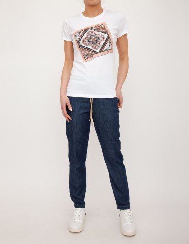 Женские джинсы LIU JO ECS JOGGER DENIM BLU DENIM