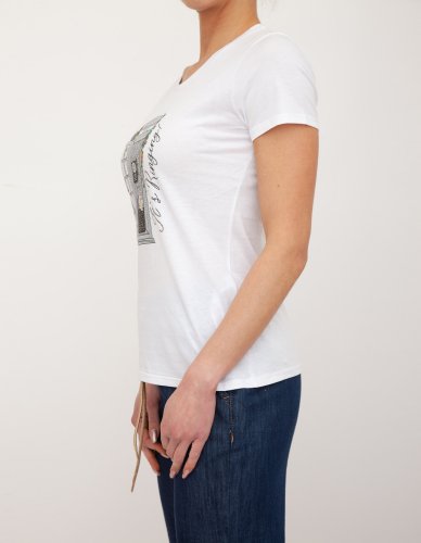Жіноча футболка LIU JO T-SHIRT MODA M/C BIANCO