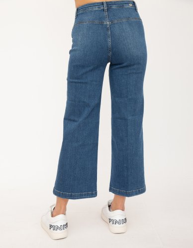 Жіночі джинси LIU JO PANT.FLARE BRAID H.W. BLU DENIM