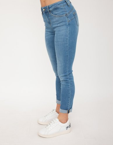 Женские джинсы LIU JO ECS B.UP PARFAIT MONROE REG.W. BLU DENIM