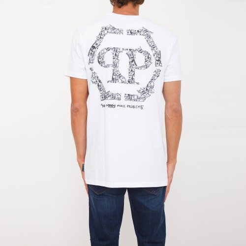 Чоловіча футболка PHILIPP PLEIN T-SHIRT BIANCO