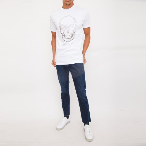 Мужская футболка PHILIPP PLEIN T-SHIRT BIANCO