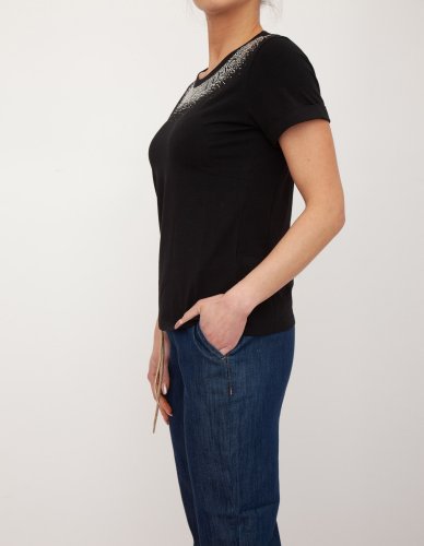 Жіноча футболка LIU JO T-SHIRT M/C NERO
