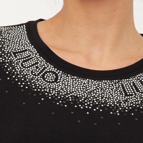 Жіноча футболка LIU JO T-SHIRT M/C NERO