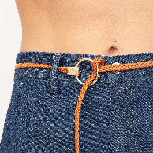 Женские джинсы LIU JO PANT.FLARE BELT REG.W. BLU DENIM