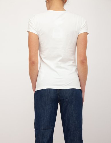 Женская футболка LIU JO ECS T-SHIRT M/C BIANCO