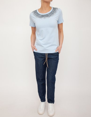 Жіноча футболка LIU JO T-SHIRT M/C CELESTE