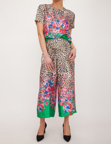 Жіночі повсякденні штани LIU JO PANT.TS NAV LUNGO ANIMALIER