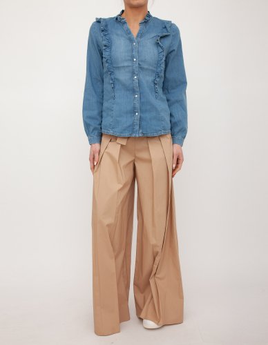 Жіночі повсякденні штани LIU JO PANT.TS NAV LUNGO BEIGE