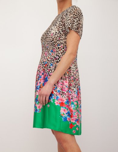 Женское платье LIU JO  ABITO TS.NAV ANIMALIER