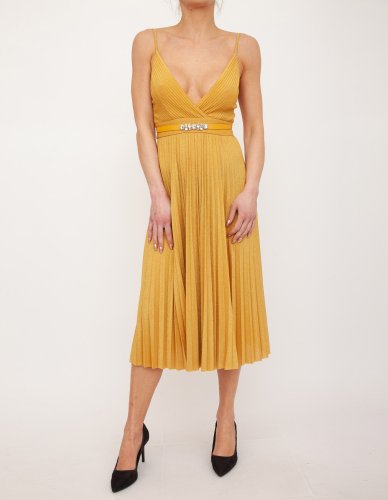 Жіноче плаття LIU JO ABITO PLISSE MIDI ORO