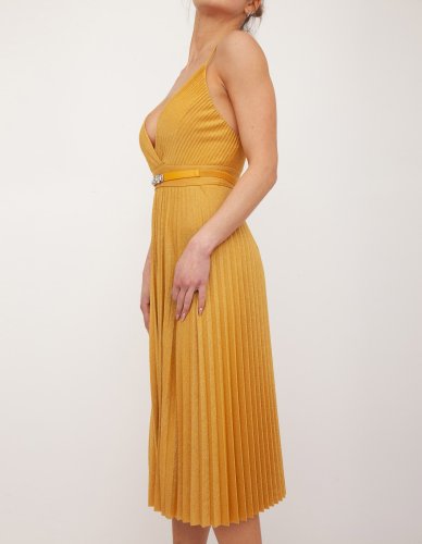 Жіноче плаття LIU JO ABITO PLISSE MIDI ORO
