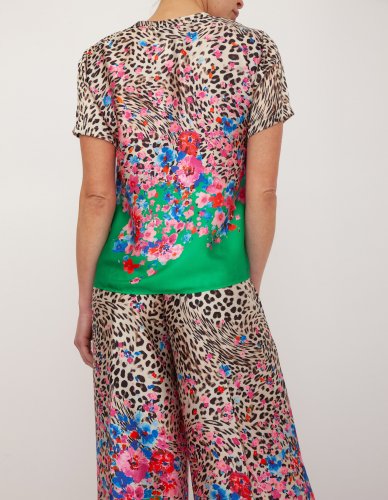 Женская блузка LIU JO TUNICA TS NAV ANIMALIER