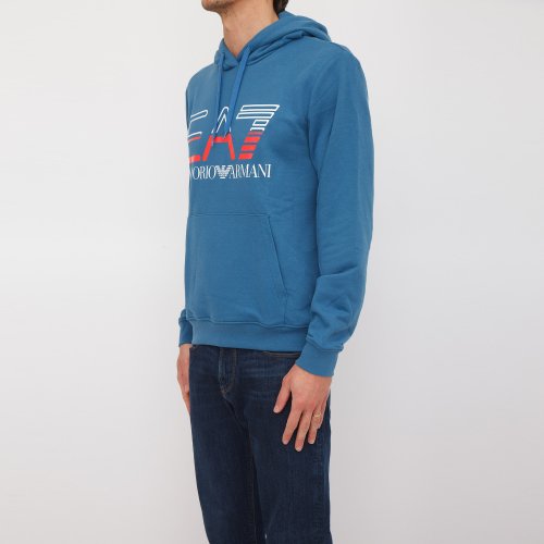 Мужская толстовка EA7 EMPORIO ARMANI SWEATSHIRT BLU