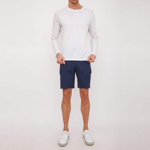 Мужские повседневные шорты EA7 EMPORIO ARMANI BERMUDA BLU