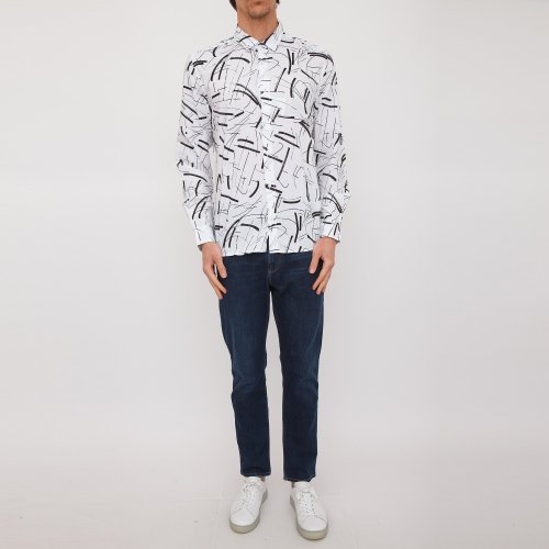 Мужская рубашка с длинным рукавом ANTONY MORATO CAMICIA BIANCO
