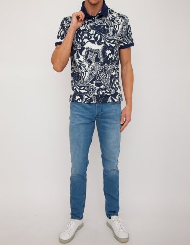 Мужское поло ETRO POLO GOLINO ROMA BLU