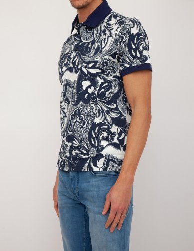 Мужское поло ETRO POLO GOLINO ROMA BLU