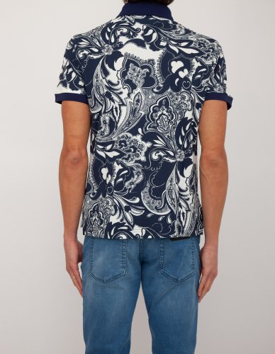 Мужское поло ETRO POLO GOLINO ROMA BLU
