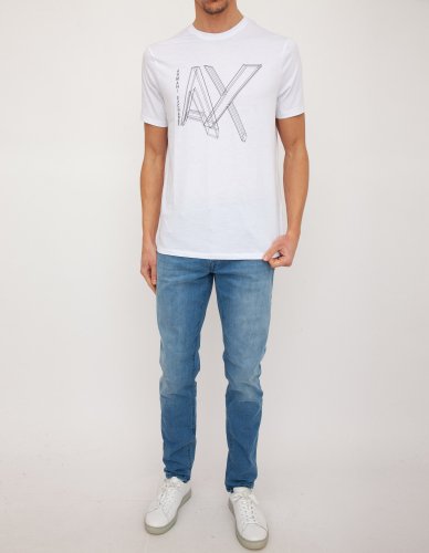 Чоловіча футболка  ARMANI EXCHANGE T-SHIRT BIANCO