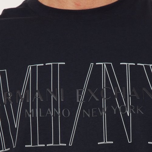 Чоловіча футболка  ARMANI EXCHANGE T-SHIRT BLU