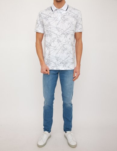 Мужское поло ARMANI EXCHANGE POLO SHIRT BIANCO