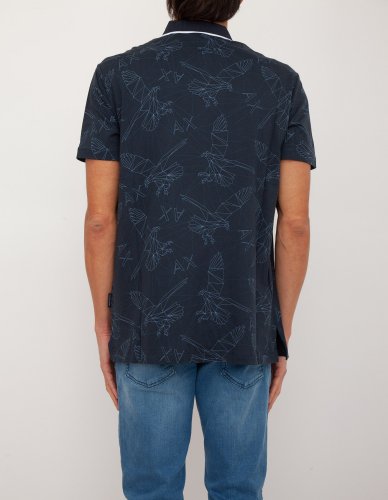 Чоловіче поло ARMANI EXCHANGE  POLO SHIRT BLU