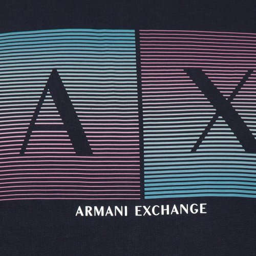 Чоловіча футболка  ARMANI EXCHANGE T-SHIRT BLU