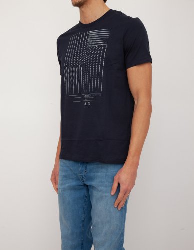 Чоловіча футболка  ARMANI EXCHANGE T-SHIRT BLU