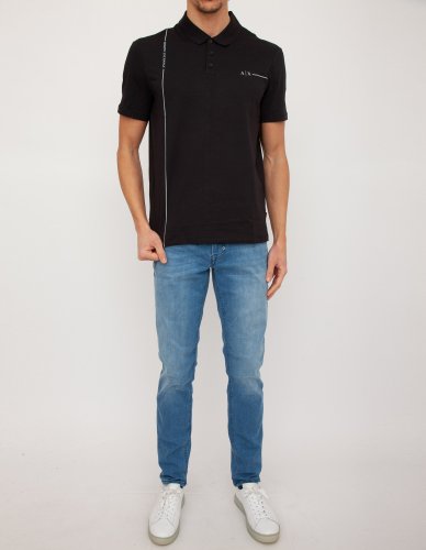 Чоловіче поло ARMANI EXCHANGE  POLO SHIRT NERO