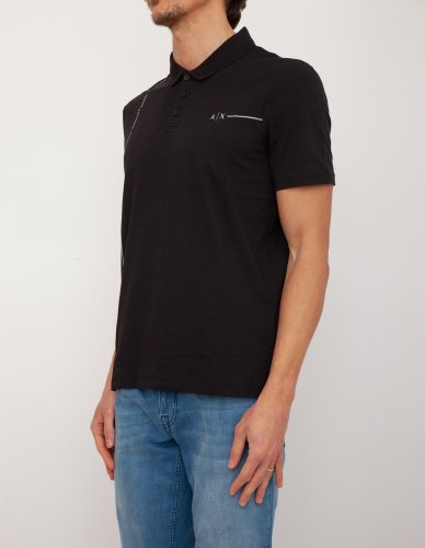 Чоловіче поло ARMANI EXCHANGE  POLO SHIRT NERO