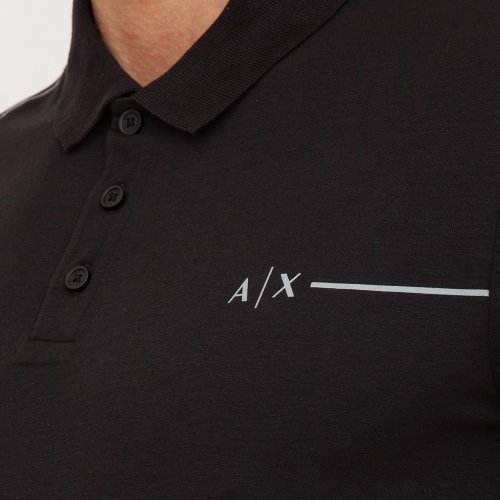 Чоловіче поло ARMANI EXCHANGE  POLO SHIRT NERO