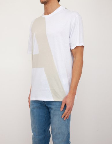 Чоловіча футболка  ARMANI EXCHANGE  T-SHIRT BEIGE