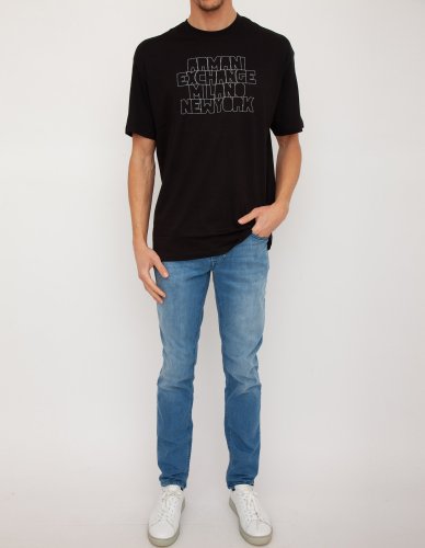 Чоловіча футболка  ARMANI EXCHANGE  T-SHIRT NERO