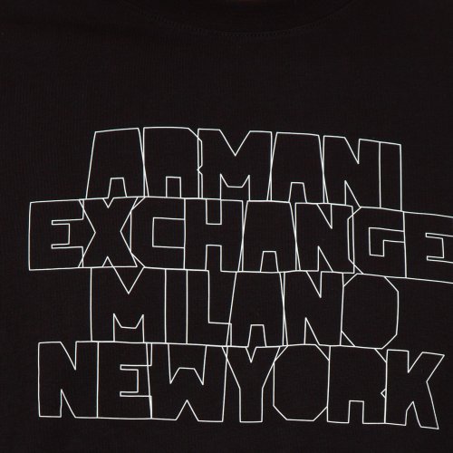Чоловіча футболка  ARMANI EXCHANGE  T-SHIRT NERO