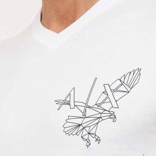 Чоловіча футболка  ARMANI EXCHANGE T-SHIRT BIANCO